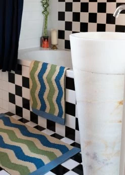 Mini Tapis - Blue Waves -Vêtements De Mode 01092023 Colortherapis rugs 13 75