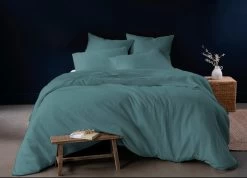 Housse De Couette Gaze De Coton - Celadon
