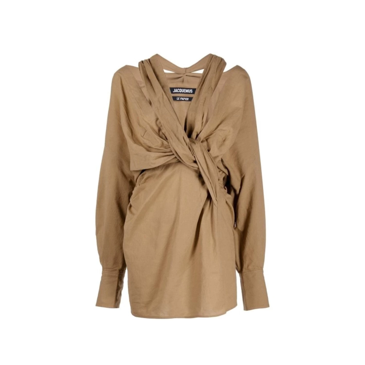 Robe Jacquemus La Robe Agui Cotton - Marron - Femme 4 Robe Jacquemus La Robe Agui Cotton - Marron - Femme – Image 2