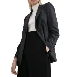 Blazer Brunello Cucinelli Virgin Wool - Gris - Femme