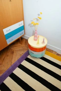 Tapis Tufté - Purple Symmetry -Vêtements De Mode 20230117 ColorTherapis Paris 75