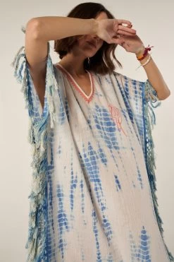 ARIZONA LOVE Caftan - Tie & Dye Bleu