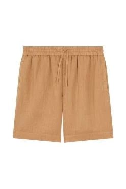 Short Danton Beige 100% Lin - Homme