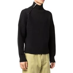 Pull Jacquemus Cashmere Turtleneck - Noir - Homme