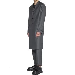 Manteau Prada Wool - Gris - Homme