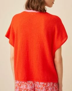 Pull Flavio Rouge - Femme -Vêtements De Mode 3E230008 03I D