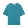Tee Shirt Idaline Bleu 100% Lin - Femme -Vêtements De Mode 3E230103 044 1