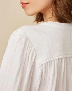 Robe Emeraude Blanc - Femme -Vêtements De Mode 3E230226 043 A