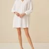 Robe Emeraude Blanc - Femme -Vêtements De Mode 3E230226 043 C