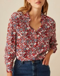 Chemise Evelyse Rouge - Femme -Vêtements De Mode 3E230249 03P B