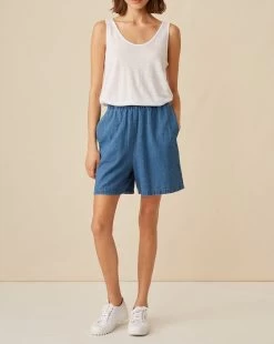 Short Eymilio Bleu - Femme