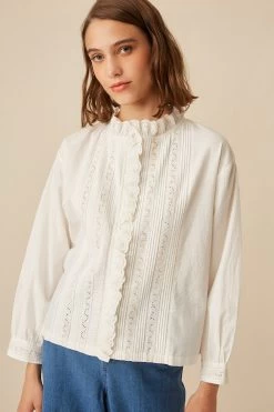 Blouse Eureliana Blanc - Femme
