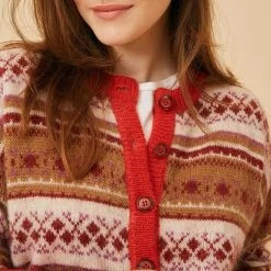 Gilet Olie Jacquard - Femme -Vêtements De Mode 3H220008 03E C