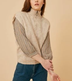 Pull Olivia Beige - Femme