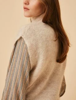 Pull Olivia Beige - Femme -Vêtements De Mode 3H220009 03F D