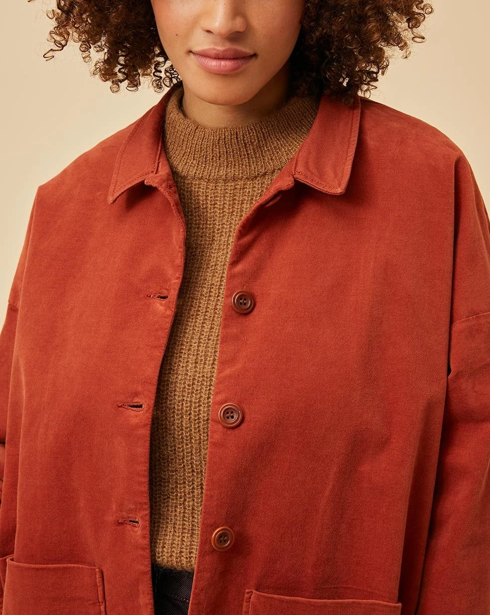 Veste Serafine Chataigne - Femme 5 Veste Serafine Chataigne - Femme – Image 3