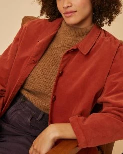 Veste Serafine Chataigne - Femme 9 Veste Serafine Chataigne - Femme -Vêtements De Mode 3H220262 00F B