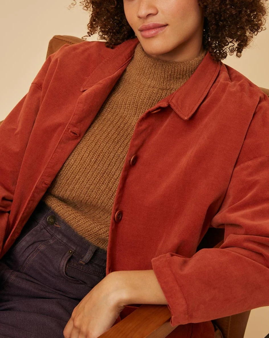 Veste Serafine Chataigne - Femme 6 Veste Serafine Chataigne - Femme – Image 4