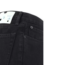 Jean Off-White Cotton Logo Denim - Noir - Homme -Vêtements De Mode 4 e618dc29 f796 49fb ae3f 1813e7de6643