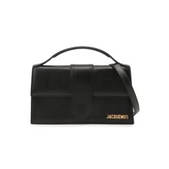Sacs Jacquemus Le Grand Bambino Leather - Noir - Femme