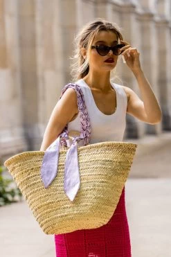 Panier Cabas Lior - Gris Métallique - Femme