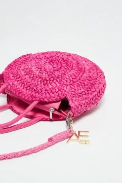 Sac Ã€ Main Plage Rond - Fushia - Femme -Vêtements De Mode AE123PLAGERU554 37014206959332