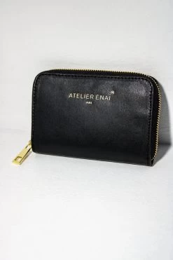 Portefeuille Mini Wally Box - Noir - Femme