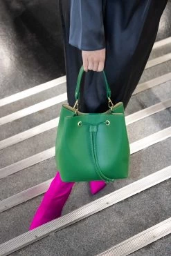 Sac Seau Sandra - Vert Bouteille - Femme -Vêtements De Mode AE222SANDRAU331