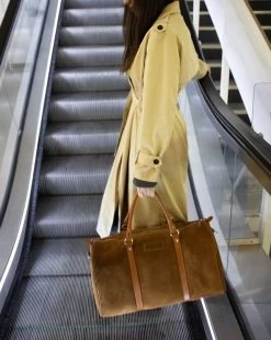 Sac Bowling Sea Suede - Marron - Mixte