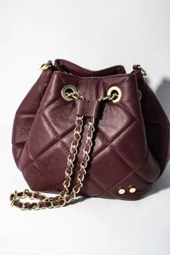Sac À Bandoulière Stef - Bordeaux - Femme