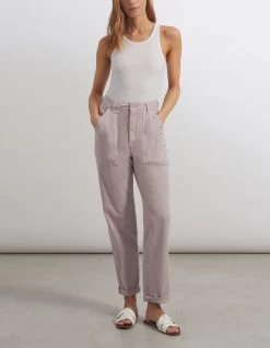 Reiko Pantalon Cargo Aimee - Iris - Femme -Vêtements De Mode AIMEEE23IRIS