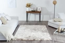 Tapis Shaggy Doux Alena 670 - Beige -Vêtements De Mode ALE670BEI 04