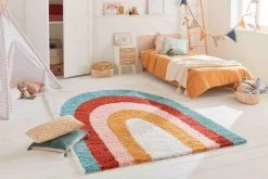 Tapis Shaggy Aquarelle 164 - Multi -Vêtements De Mode AQU164MUL 05