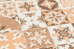 Tapis De Cuisine Azulejo 757 - Orange -Vêtements De Mode AZU757ORA 50X100 06