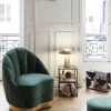 Fauteuil En Velours Betty - Vert Sapin -Vêtements De Mode BETTYPP 212839 2