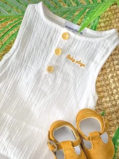 Barboteuse Le Baigneur - Blanc - À Personnaliser -Vêtements De Mode CollectioncapsulePLAYALebaigneur 2