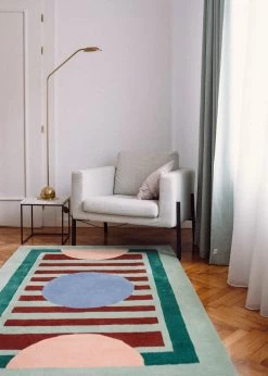 Tapis Tufté - Green Poetry