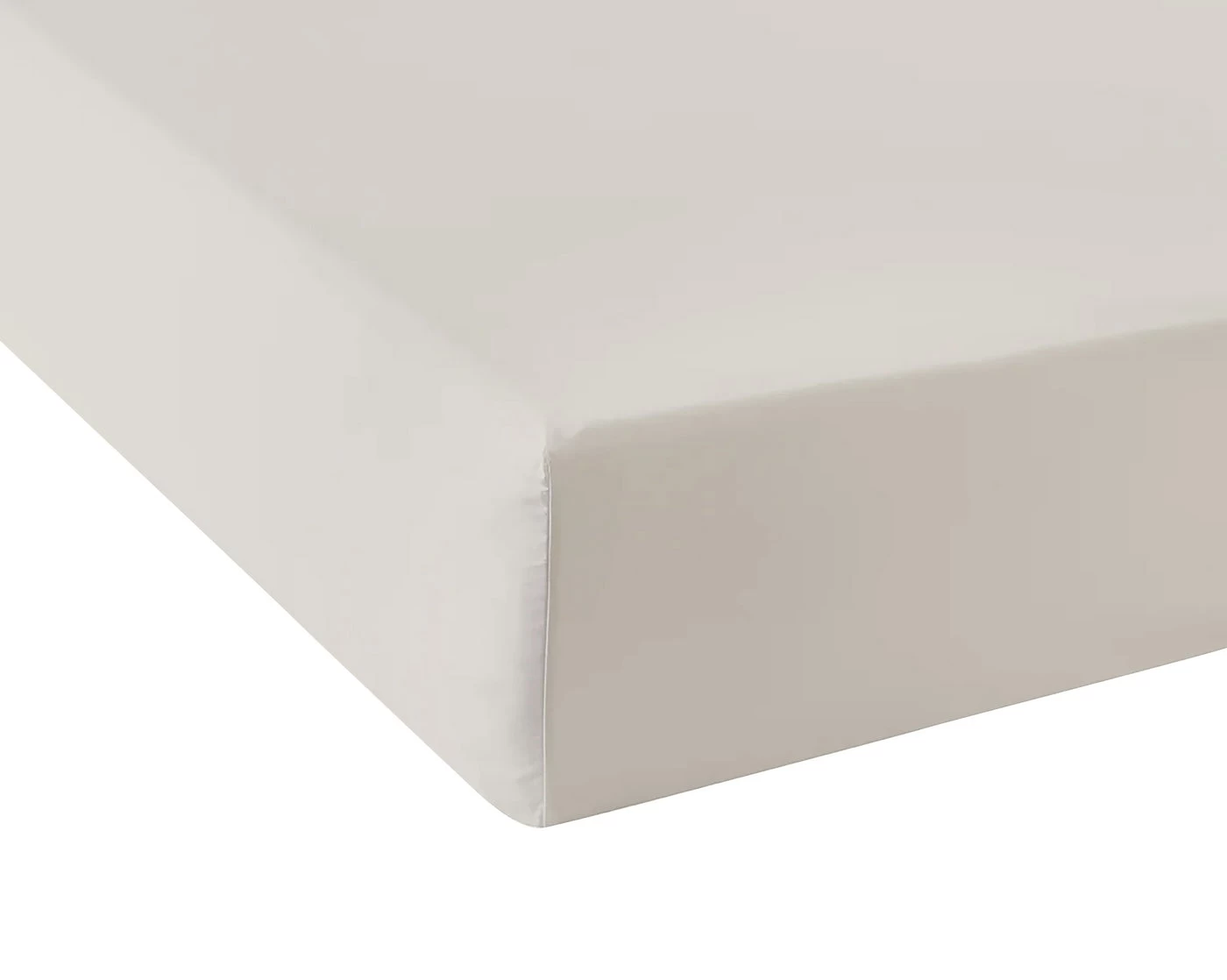 Drap Housse Satin - Ivoire