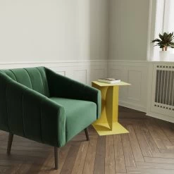 Fauteuil Edith En Velours - Vert Sapin -Vêtements De Mode EDITHPP 212739