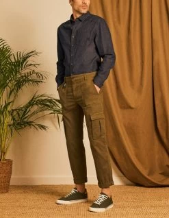 Reiko Pantalon Cargo Fred - Kaki - Homme -Vêtements De Mode FfredFRED KAKI 3