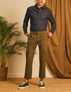 Reiko Pantalon Cargo Fred - Kaki - Homme -Vêtements De Mode FfredFRED KAKI 4