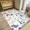 Tapis Happy 740 - Bleu -Vêtements De Mode HAP740BLE 09