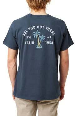 T-Shirt Bermuda - Homme -Vêtements De Mode Katin Bermuda Tee Baltic Blue 12 187b7427 59ba 4736 b1a4 d428b1ae8365