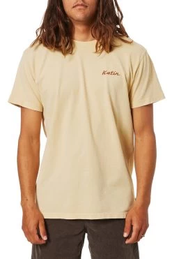 T-Shirt Bloom - Homme -Vêtements De Mode Katin Bloom Tee Sun Sand Wash 10