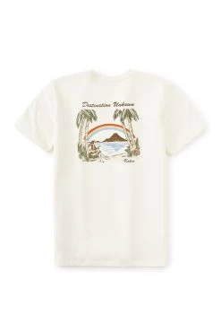 T-Shirt Breezy - Homme -Vêtements De Mode Katin Breezy Tee Vintage White 02