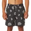 Short De Bain Burst Volley - Homme -Vêtements De Mode Katin Burst Volley Black Wash 10
