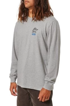 T-Shirt Dash Ls - Homme -Vêtements De Mode Katin Dash LS Tee Sport Heather Gray 11