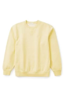 Sweat Emb. Crew Fleece - Homme -Vêtements De Mode Katin Embroidered Crew Fleece Sun Yellow Sand Wash 01 34e958de 3aa6 4baf b9d3 65b639b5d8c8