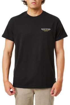 T-Shirt Flutter - Homme -Vêtements De Mode Katin Flutter Tee Black Wash 10