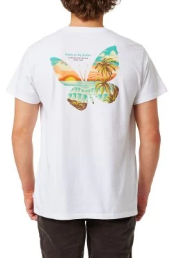 T-Shirt Flutter - Homme -Vêtements De Mode Katin Flutter Tee White 12